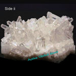 New Natural Clear Rock Crystal Quartz Cluster Stone Collection Decorated Love Gift